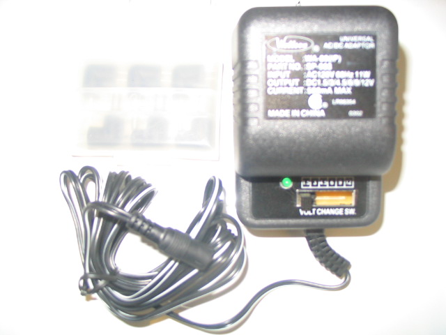Wellson 500mA Deluxe universal AC Adapter