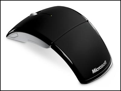 Microsoft Wireless ARC Laser Red Mouse 